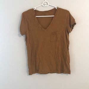 Mustard yellow Madewell Tshirt